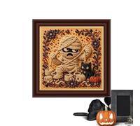 Genérico Halloween Pearl Art Kit 20cm DIY Beaded Wall Decor Craft Set