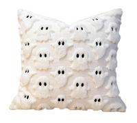 Genérico Halloween Pillow Covers - Funny Ghost Sofa Cushion Case