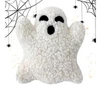 Genérico Halloween Pillows, Ghost Plush Cushion, 7.87 Inches Soft Fabric Fall Themed Accent Enhance Cozy Spirits, Spooky Decoration for Bed, Sofa, Couch Car, School, Daily Use, and Personal Pillows