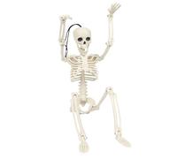 Generico Halloween Posabile Esqueleto - 2,95 Pies Terroríficos Huesos Realistas | Decoraciones Esqueletos de Halloween Full Body | Horrificantes Huesos Realistas con Articulaciones para Il