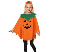 Genérico Halloween Pumpkin Cape | Vestir trajes adultos | Glow in the Dark Halloween Cape, Decorativos Cosplay Trajes para Foto Accesstes Performance Carnival Performance, naranja, Se référer au