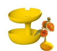 Genérico Halloween Pumpkin Snack Bowl, Detachable Pumpkin Shape Treat Container, Double Layer Cup, Multi Functional Organizer with Phone Holder, Vase Function for Party, Shelf, Bedroom