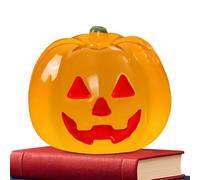 Generico Halloween Pumpkins,Luminous Pumpkin Ornaments | Resin Miniature Decorative Accessories for Indoor Desk Holiday Garden Party Halloween Home Seasonal Display Festive Ambiance Creation