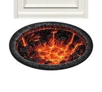 Genérico Halloween Rug - Non-Slip Soft Rug | Halloween Round Floor Mat