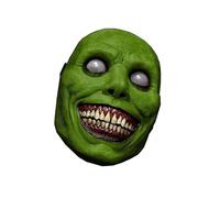Genérico Halloween Scary Zombie Mask Set, Scary Zombie Mask Set, Reepy Clown & Demon Design Glowing Eyes Haunted House Party Essential (Green)