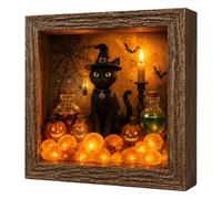 Genérico Halloween Shadow Case Collectible Spooky Festive Theme Ornament