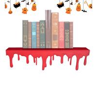Genérico Halloween Shelf Decor, Horror Bloody Shelf Edge Decoration, Glow-In-The-Dark Macabre Accent Piece, Spooky Gothic Style Prop for Bedroom Living Room Haunted House Indoor Holiday Display
