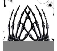 Genérico Halloween Skeleton Hands, Realistic Horror Ornament Props, Fake Arms Haunted Decor, Creepy Hangable Decoration for Porch, Windowsill, Mantel, Desk, Doorway, Wall, Yard, Halloween Display