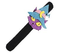Genérico Halloween Slap Bracelet, Decorative Festival Wristband, Fun Costume Accessory, Colorful Party Favor Set, for School Events, Trick-or-Treat, Haunted House, Family Gathering