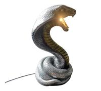 Genérico Halloween Snake Night Light, Scary Snake Figurine Lamp, Decorative LED Table Light, Eye-Catching Glow, Holiday Style, Portable Accent Decor, Perfect for Bedroom, Study, Dorm, 7.87inches