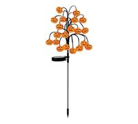 Genérico Halloween Solar Pumpkin Stakes Lights 20x8cm 2026 | Outdoor Yard Garden Decor For Party | Auto On Off Weatherproof Spooky Ornament