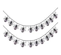 Genérico Halloween spider lights, 20-bulb haunted house decor