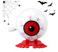 Genérico Halloween Wind Up Toys - Eyeball Clockwork Toy, Small Novelty Horror Props, Spooky Party Favors | 4,3 cm / 1,69 pulgadas for Goody Bag Filler Home Decor Classroom Prize Carnival Event