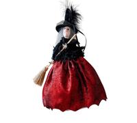 Genérico Halloween Witch Doll - Cute Spooky Retro Hanging Ornament