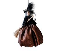 Genérico Halloween Witch Doll - Cute Spooky Retro Hanging Ornament