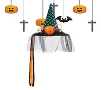 Genérico Halloween Witch Hat - Wide Brim Pointed Witch Hat for Adults & Kids | Costume Headwear Cap for Dress-Up Party Supplies | Spooky Festival Accessory for Home Yard Bar Indoor Decor
