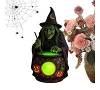 Genérico Halloween Witch Light - Halloween Witch Cauldron Home Decorations-