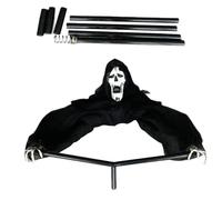 Genérico Halloween Witch Prop, Outdoor Scarecrow Decor, Horror Scene Ornament, Large Seasonal Display, Weather-Resistant Build, Perfect for Graveyard Setups, Porch Shows, Garden Yards, Lawn Events