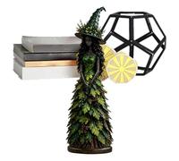 Genérico Halloween Witch Statue - Resin Autumn Figurine | Leaves Gown Decor