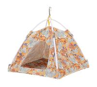 Genérico Hamaca Colgante para Pájaros Tamaño M, Nido para Mascotas sin Nombre, Cama Transpirable y Cálida de Tela Tipo Tienda para Periquitos, Loros y Aves Pequeñas, Uso Interior