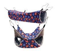 Genérico Hamaca De Hámster - 2 Piezas Hamaca De Ardilla | Cama Acogedora para Una Pequeña Raza Jaula para Mascotas Castaño Ratones Pequeños Ratones Sala De Estar Enriquecimiento