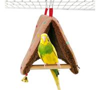 Genérico Hamaca para Pájaros para Jaula - Casa De Percha Cálida Y Cómoda - Tienda para Agapornis y Periquitos,Hogar Abrigado Interior para Descansar y Jugar en Invierno para Loros y Canarios