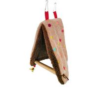 Genérico Hamaca para Pájaros para Jaula | Casa Suave Y Cálida con Posadero | Casa para Cacatúas con Hamaca Y Posadero | para Cacatúa NINFA Mediana, Agapornis, Conuro, Canario, Hogar, Interior,