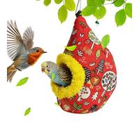 Genérico Hamaca para Pájaros - Protector Anti-| Casa para Aves | para Descanso Y Cría De Conuros, Inseparables, Canarios, Ninfas, Pinzones