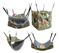 Generico Hamaca para pequeños animales - Cómoda zona de relajación para hurones - Accesorios para jaula Hamaca antideslizante para dormir pequeños animales hámsters ardillas chinchilla