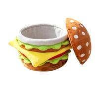 Generico Hamburger Storage Ottoman - Cute Foot Stool with Hidden Storage