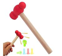 Genérico Hammer Toy, Fun Toy Mallets, Simulation Maintenance Tool, Lightweight Pressure, Creative Pretend Play, School Bedroom Travel Use, 13.5cm/5.31 Inches Multicolor 1 Piece
