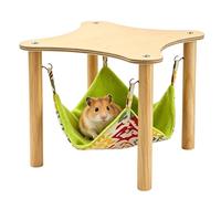 Genérico Hammock for Hamster - Swinging Hangable Small Animal Bed, Pet Hammock Hamster Bed, Suspended Sleep Sack | Hanging Cage Bunk Furry Companion Aerial Lounger Nest House for Chinchi