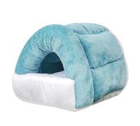 Genérico Hamster Bed, Golden Bears Sleeping Bed, Pet Winter House, Warm Nest Accessories, Washable Warm Cage Accessories Washable Small Animal Cave for Chinchilla Hamsters Hedgehog