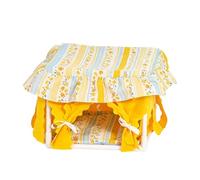 Genérico Hamster Beds,Washable Fabric Sleeping Hiding Nest | Hamster Tent with Tassel Top | for Small Animals Chinchillas Cages Indoors Outdoors Table Chair Chairs Homes Houses