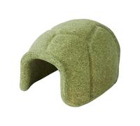 Genérico Hamster Chew Toy - Turtle Shell Hideaway, Small Pet Shelter with Gnawing Activity, Cage Accessory, Wooden House, Enrichment Item for Care and Daily Play at Home Living Room Bedroom