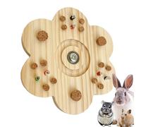 Genérico Hamster Chew Toys, Rotating Exercise Toy, 6.1x6.1in Lovebird Play Device, Metal Stimulation Puzzle, Parakeet Training Tools for Chewing Entertainment, Small, Animal Accessories