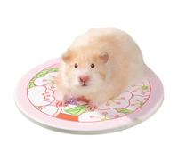 Genérico Hamster Cooling Pad, Bunny Cooling Mat, Pet Sleeping Cooler, 6.3 Inches, Non Slip Aluminum, Lightweight Portable Design, for Kennel Sofa Bed Car Seat Small Animal Use