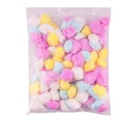 Genérico Hamster Cotton Balls - Hamster Warm Bedding | Pet Cage Warm Cotton Balls,Set of 100 Small Animal Cotton Balls, Colorful Winter Bedding Filler Hamster Chinchilla House