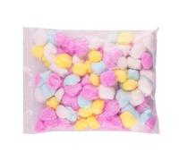 Generico Hamster Cotton Balls | Small Pet Warm Bedding | Set of 100 Small Animal Cotton Balls, Colorful Winter Bedding Filler for Hamster Chinchilla House