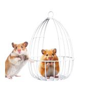 Genérico Hamster Hammock - Iron Wire Mesh Hamster Toys | Chew- Resistant Nest House Cage For Sleeping Swing Hiding Guinea Dwarf Rabbits Sugar Glider Squirrel Training Small Pets