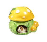 Genérico Hamster Hut, Ceramic Small Animal Hiding House Nest Shelter for Hamster Gerbil Mouse Chinchilla Ferret, Durable Cooling Pet Den for Indoor Outdoor Cage Habitat Home Bedding Comfort