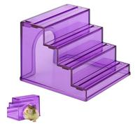 Genérico Hamster Ladder - Antislip Ladder Hamster Hut | Small Animal Cage Ladders | 2 in 1 Habitat Landscape Toys Anti-Slip for Reptile Breeding Exercise Foraging Game Chewing Needs Nesting Playtime