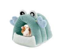Genérico Hamster Nest, Full-Coverage Crab Shaped Bedding, Cute Small Animal Hideaway Hut, Warm Cave Shed Playroom Bedroom for Chinchilla Bunny Gerbil Ferret