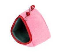 Genérico Hamster Nest House - Semi Enclosed Hammock for Cage | ABS Acrylic with Scratch Resistant Fabric, Warm Bed, Compact Hanging Shelter, Creative Pet Accessory for Balcony