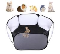 Genérico Hamster Playpen,with Pad Foldable Non-Slip Enclosure | Indoor Dog Playpen for Cat Bunny | for Chick Puppy Chinchilla Hamster Indoor Garden Yard Home Living Room Balcony