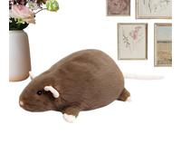 Generico Hamster Plush - 35 Inch Giant Realistic Soft Cute Decorative Stuffed Animal, Extra Large Plushs Hamster Toy, Companion | Plush Hamsters For Boys Girls Home Living Room