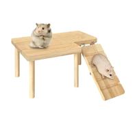 Genérico hamsterBridge Toy - House Toy Wood hamsterPlatform Stairs Ladder - hamsterCage Accessories hamsterClimbing Toys Jumping Board Playground For Hamsters Gerbils Mice