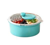 Genérico Hand Crank Fruit Cleaner Spinner Vegetable Washer Drying Bowl
