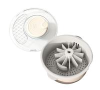 Genérico Hand Crank Fruit Cleaner Spinner Vegetable Washer Drying Bowl