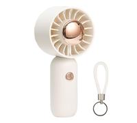 Genérico Hand Fan - 3 Speeds Portable Handheld Fan, Foldable Desk Desktop Fans | Battery Operated Cool Gadgets Travel Accessories for Beach Outdoor Picnic Desk Bedroom Summer Hiking Indoor